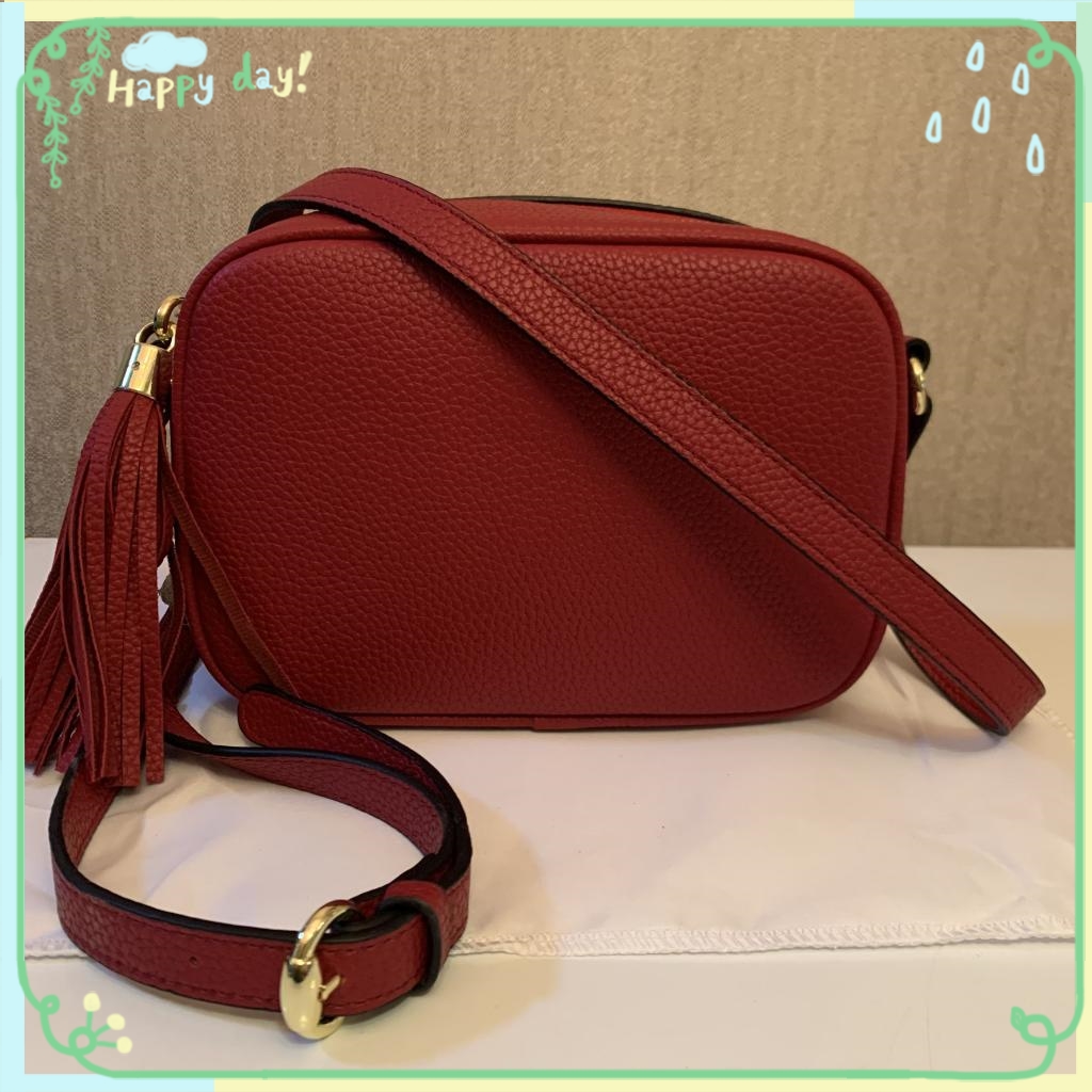 

high-quality Women Fashion Bag Famous Brand Designer Shoulder SOHO Bags Ladies Tassel Litchi Profile Messenger 01, Red