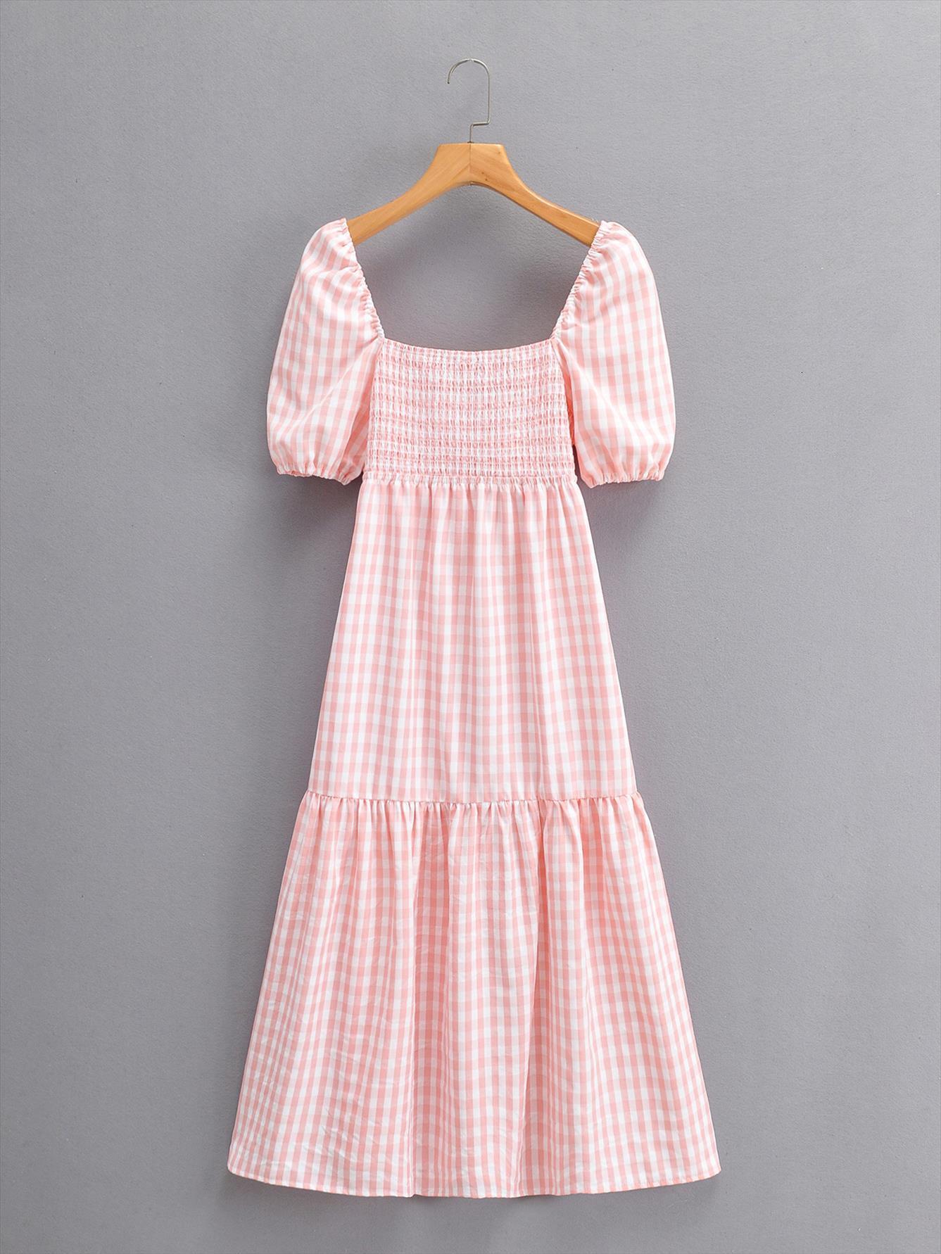 

summer plaid color pink young women dresses style elegant fashion butterfly short sleeve long vestidos backless, Black;gray