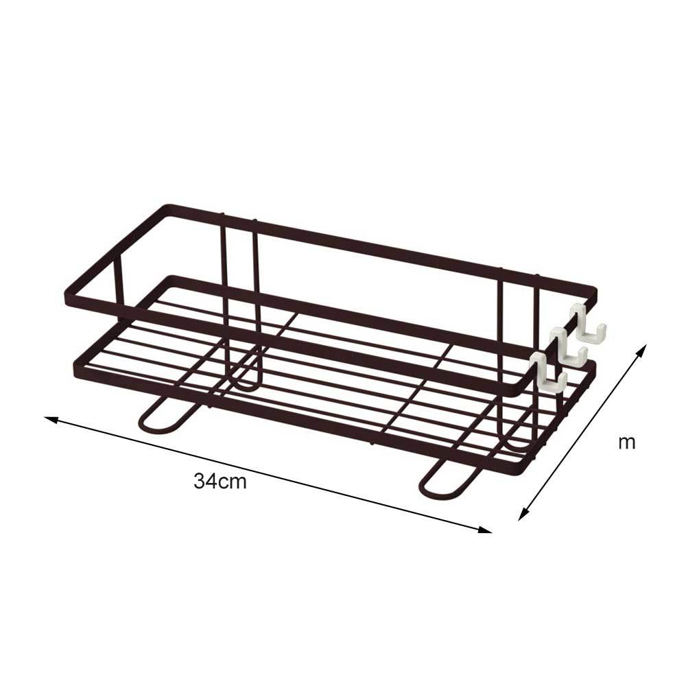 Bathroom Storage Shelves Over The Toilet Drain Rack Household Punch-free Space Saver Bathroom Kitchen Organizer Shelf Artifact-image-689850060