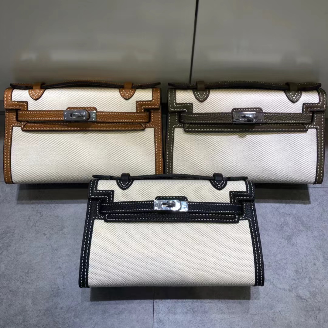 

Wholesale KL Gen1 Vintage Style Cross Body Bags WOMEN Small Cowhide with Canvas Genuine Leather Stitching Color Shoulder Bag, Black