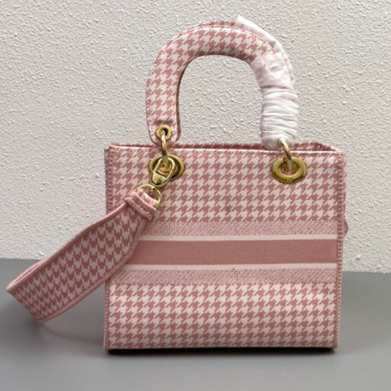 

5A+ Top Designers Bags Handbag Shoulder Purses Wallets Tote Crossbody Lady Bag Embroidery and Hollow Out Handbags Saddle bag Plaid Letters Luxury Women Backpack, Pink