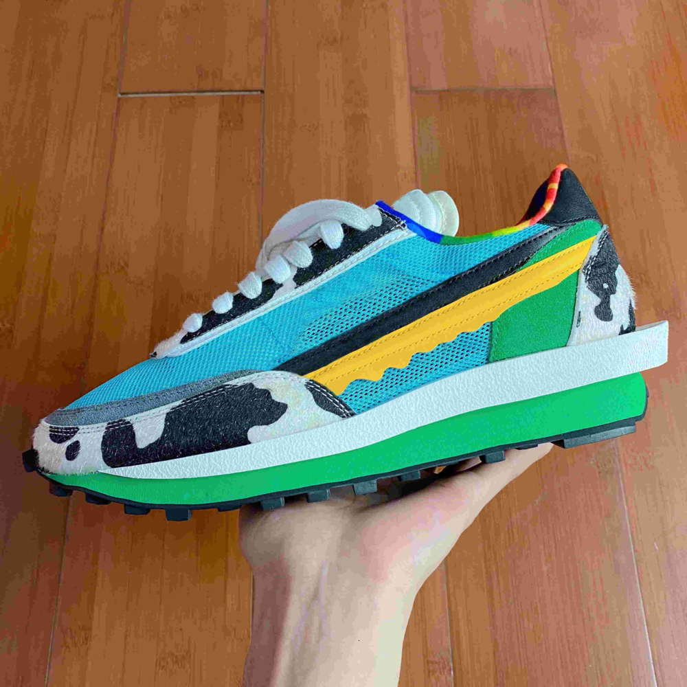 

2020 New LD Waffle Blue Multi Daybreak Mesh Upper Trainers Mens Sneakers Women fashion Breathe Sports Running Shoes Green Nylon White, Sac-1