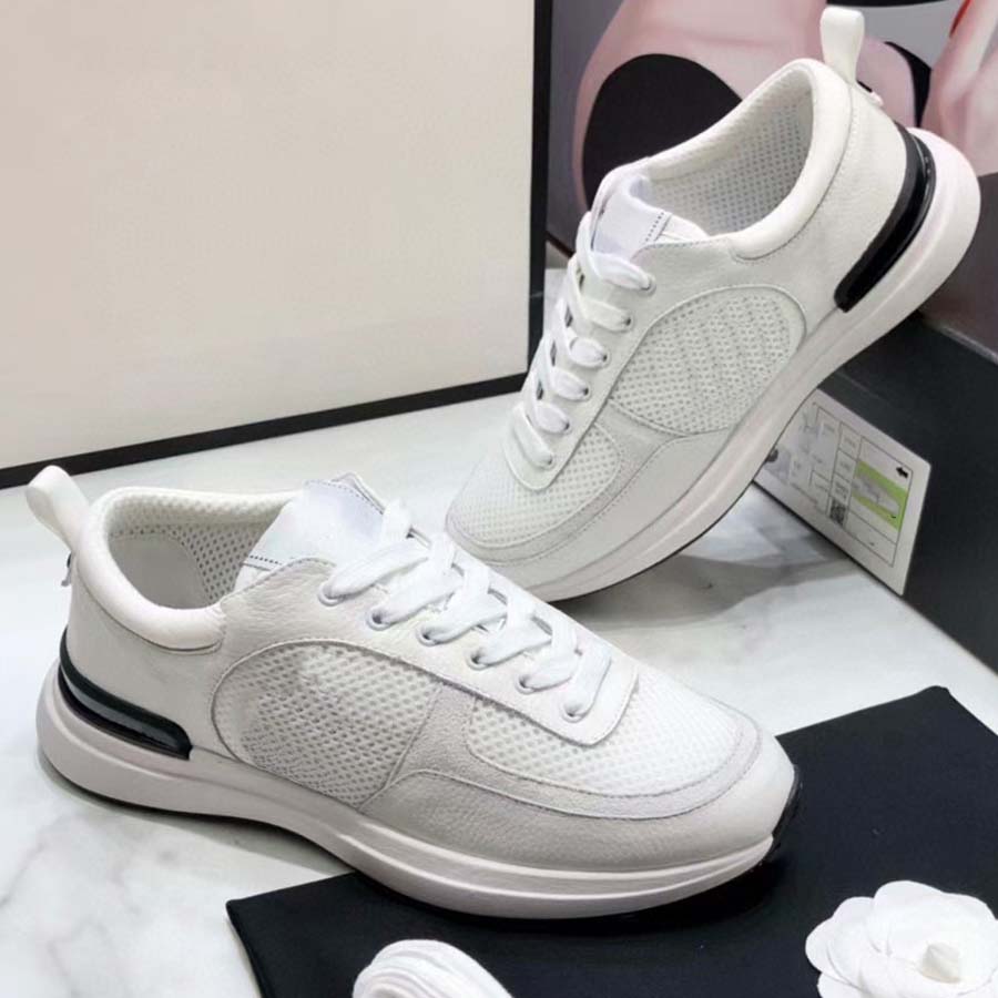 

sell well Genuine Leather Sneakers High Quality Trainers Shoes Men Women Casual Shoes Loafers Flips Flops Boots Size:35-40 With box 01, #27