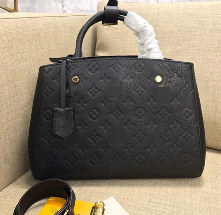 

LVLOUISVITTON VUTTON designers Handbags Purses MONTIGNE Bag Women Tote Brand Letter Embossing Genuine Leather Shoulder Bags