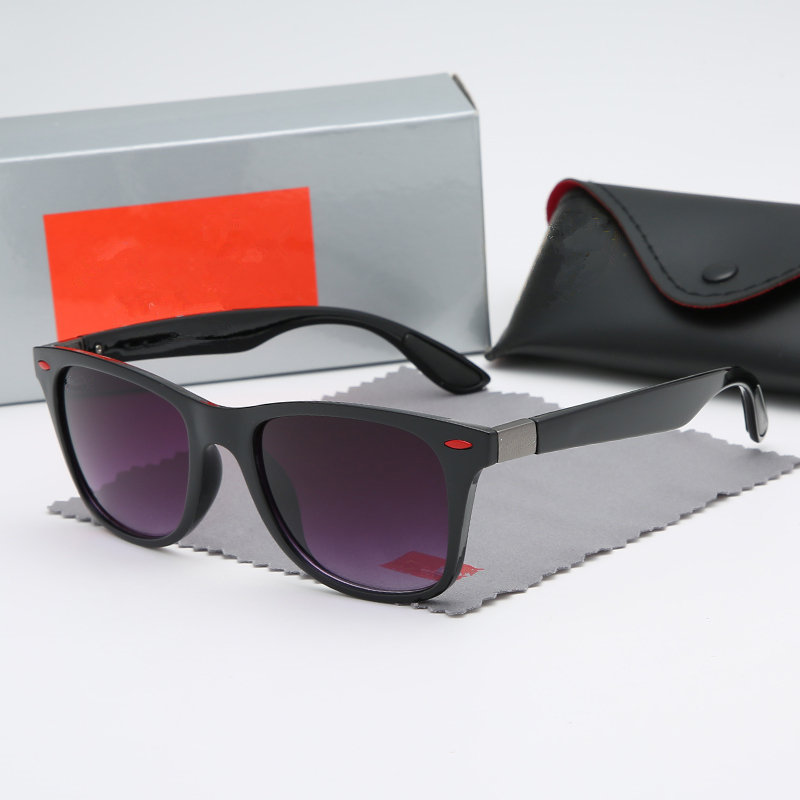 

2021 Designer Ray Men Women Square Sunglasses Vintage Pilot Brand Band UV400 Protection Bans Sun Glasses With Case 509