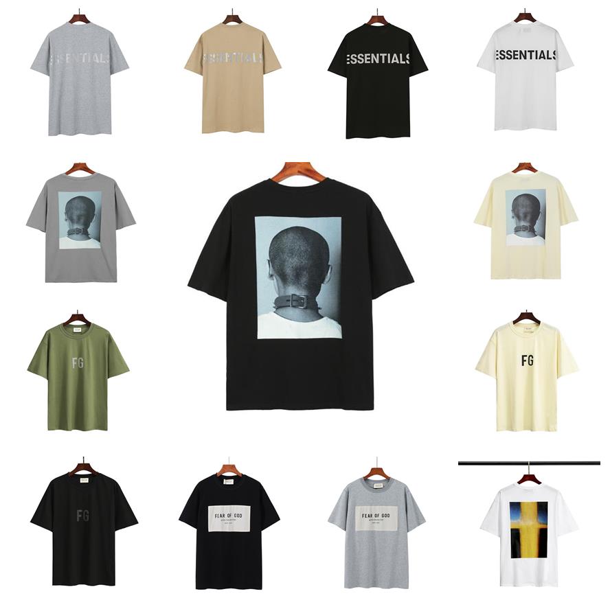 

Reflective Mens womens T Shirt tshirts Leisure Tee Skateboard trends fear of god fog essentials Tshirt women designer men Short Sleeve, Customize
