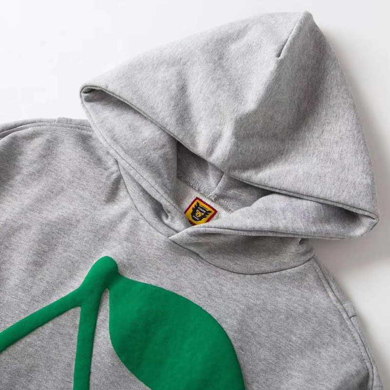 

Hot made Cpfm human cherry smiley face foam printed high street Pullover Hoodie factory wholesale outlet, Black