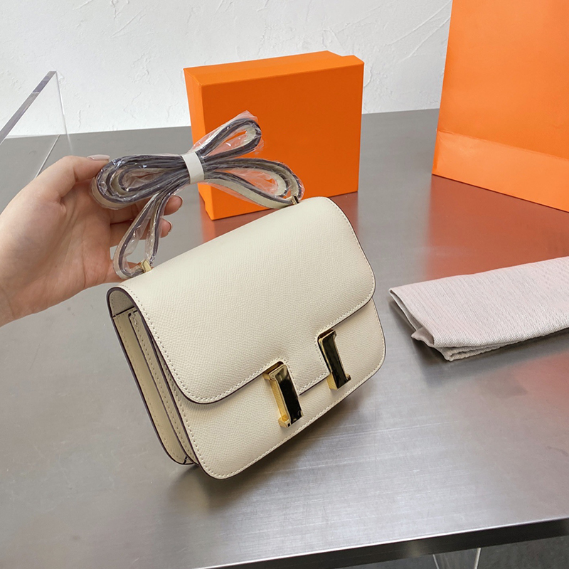 

Genuine Leather H buckle tofu buns Women Luxurys Designers Bags 2021 Handbag Womens Handbags Purses Crossbody shoulder Stewardess bag