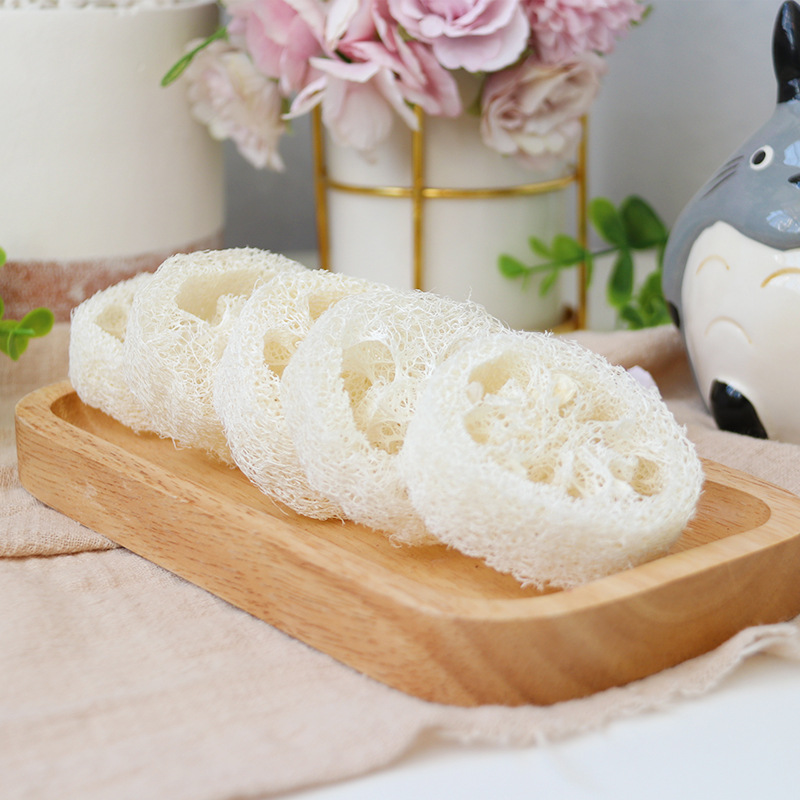 

2cm Thick Natural Sponge Loofah Cuts Slices for Soap Making or Dish Holder DH8557