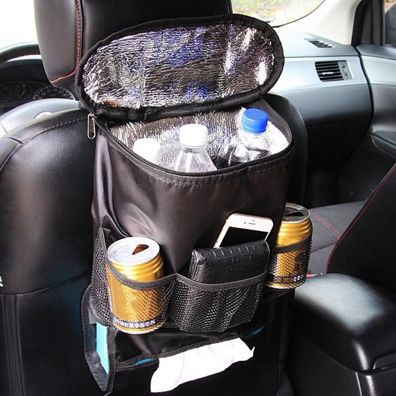 

Multi-function Car Auto Seat Storage Hanger Bag Organizer Thermal Insulated Container Basket Tidying Bags