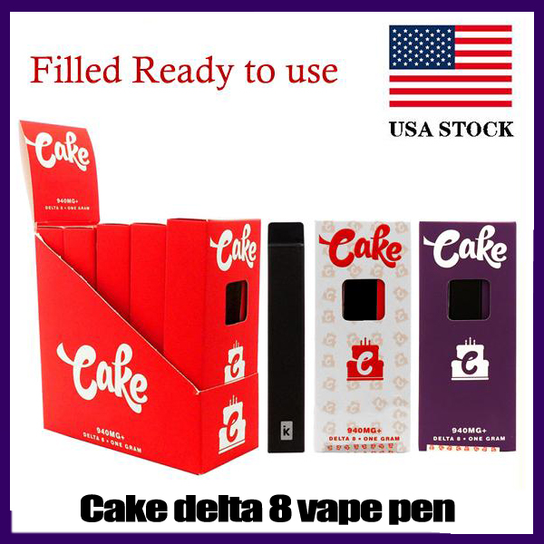 

Prefilled Cake Delta 8 D8 Disposable E cigarettes Device full gram (1ml) Capacity filled pod Rechargable Vape Pen 280mAh Battery thick oil