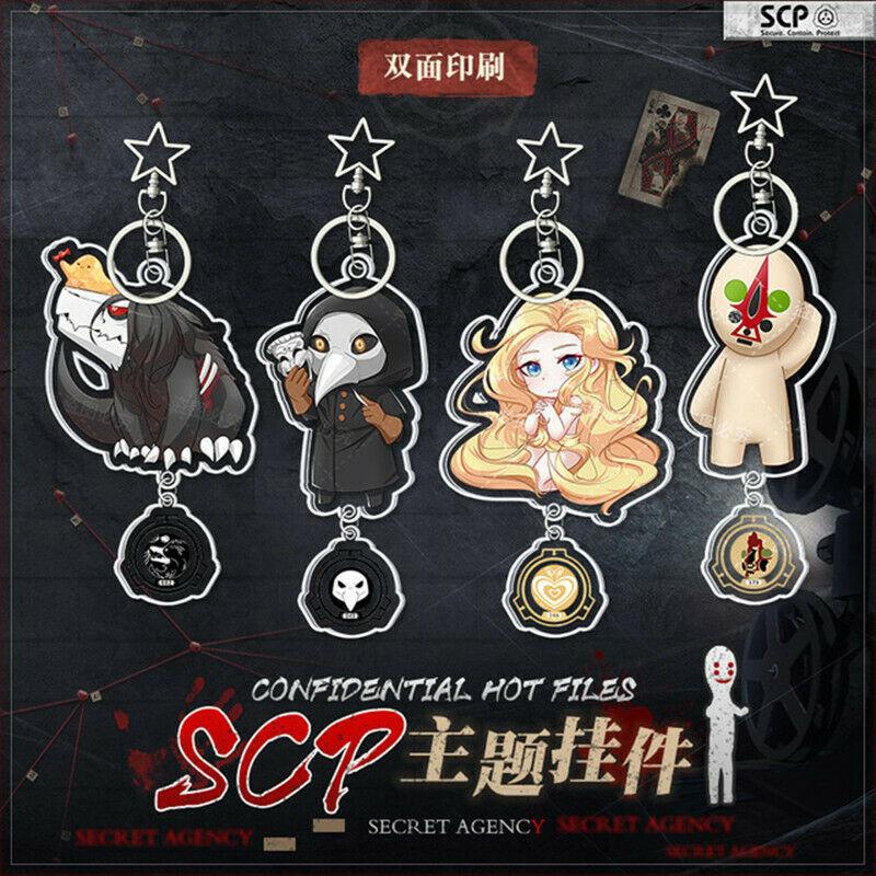 

Keychains SCP Special Containment Procedures Foundation 173 049 682 166 Acrylic Keychain Unisex Key Ring Pendant