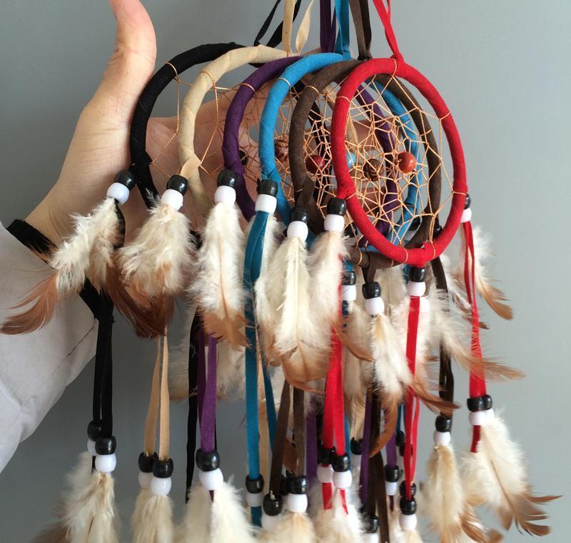 

Arts And Crafts 35 Ring Small Dream Catcher Hanging Decoration Christmas Decor Cgs0W Q8Jx6