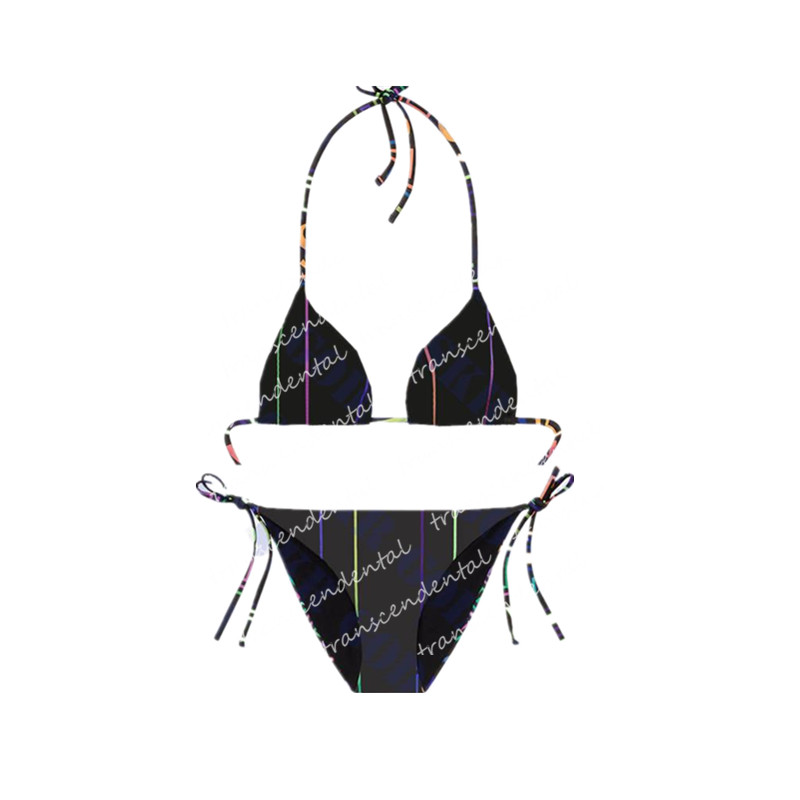 

Gradient Swimwear Women Coloured wimsuits Bikini set Bathing Suit Fashion Summer Beach Style Wind