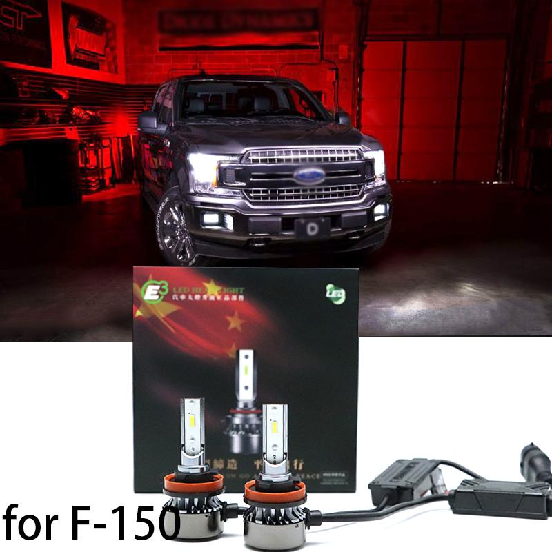 

Car Headlights 2pcs Super Bright 55W 6000K White H11 HeadLight Lamp For 2021 F-150 Low Beam Styling