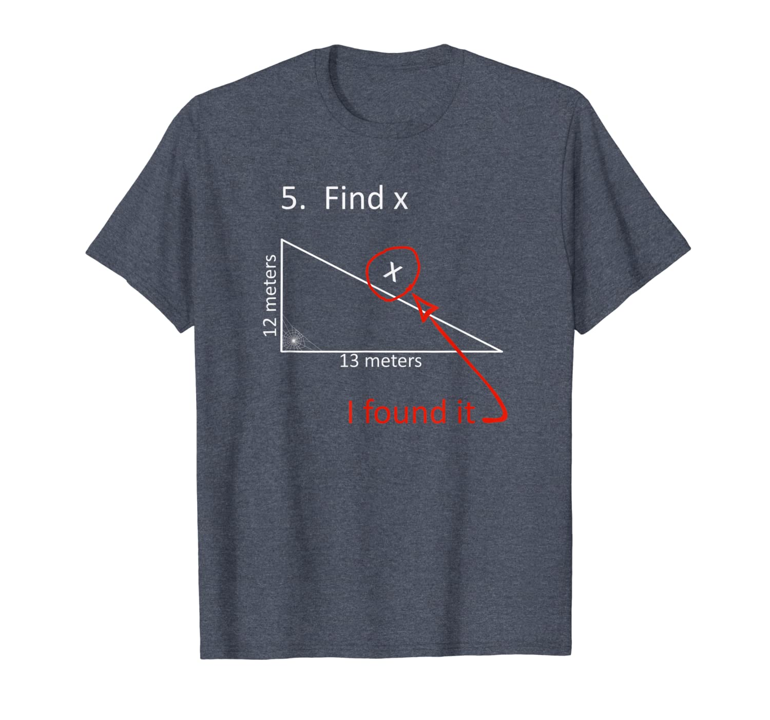 

find x tshirt funny math humor with spiderweb t-shirt, White;black