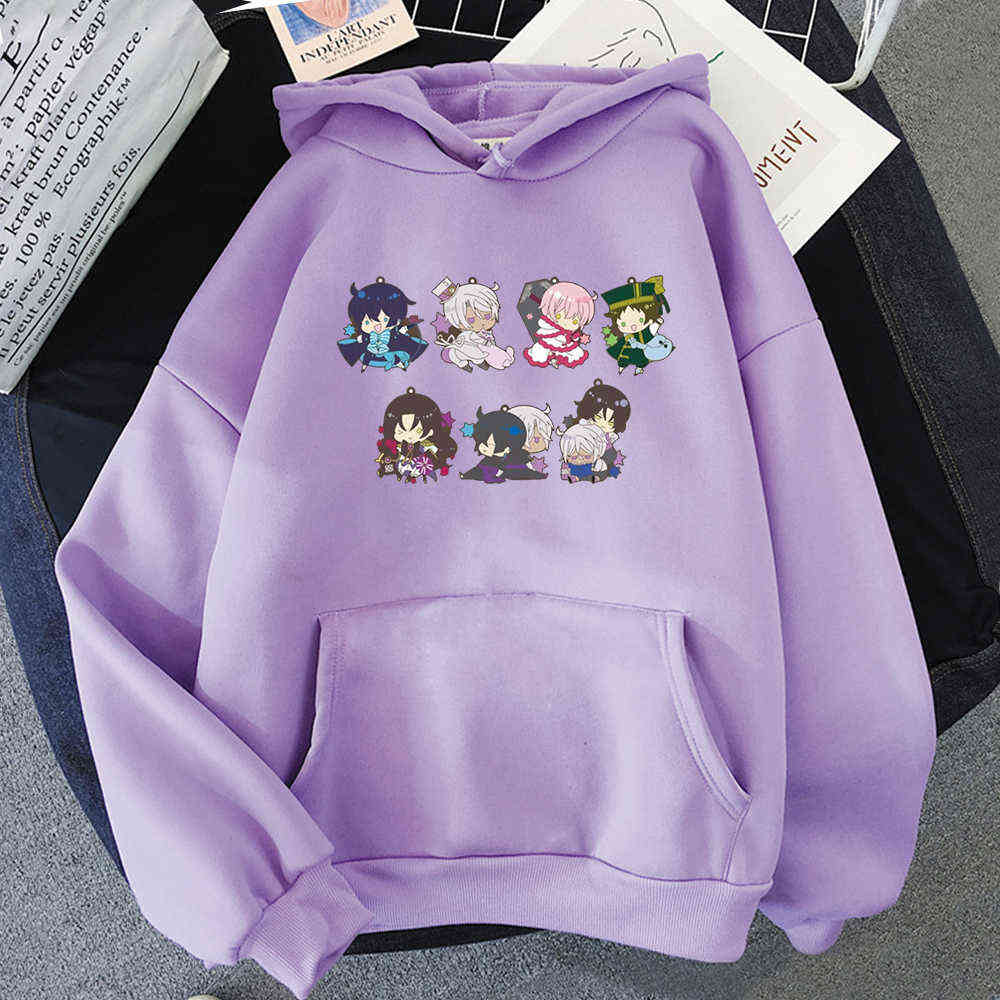 

The Case Study Of Vanitas Anime Women Hoodie Sweatshirts Harajuku Kawaii Cartoon Manga Oversized Haut Femme Clothes Hoodies Tops H0908, Black