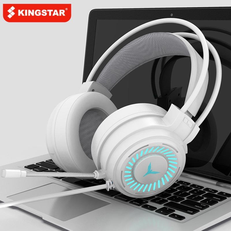 

Headphones & Earphones Stereo Gaming Headset 7.1 Virtual Surround Bass Earphone Headphone With Mic LED Light For Computer PC Gamer