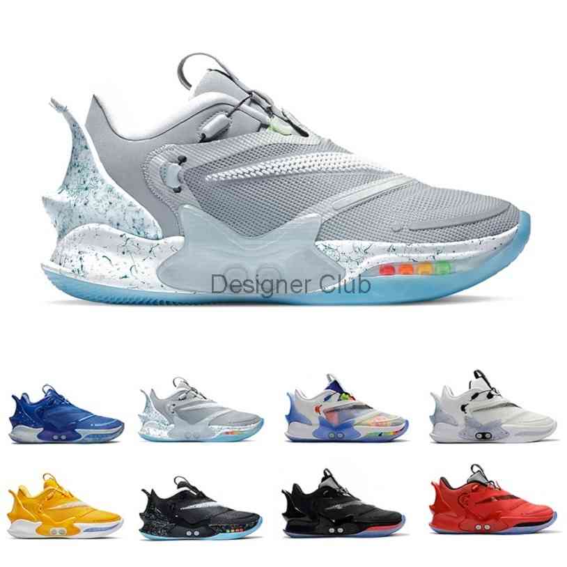 

Mag New Royal Tie-Dye White Cement Adapt BB 2.0 NXT Mens basketball shoes Winner Circle Black Mag Chicago men trainers sports sneakers, With og box