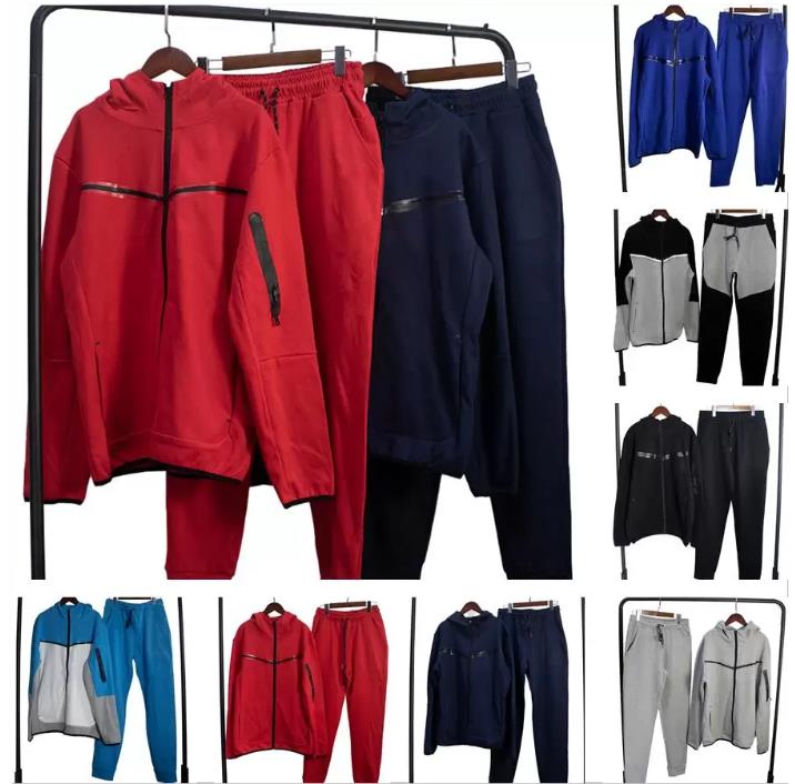 

thick one zipper Men spotrwear tech fleece tracksuit jogger pants long sleeve hoodie sweatshirt tracksuits mens sports jacket torouser techfleece tight sweat pant, I need look other product