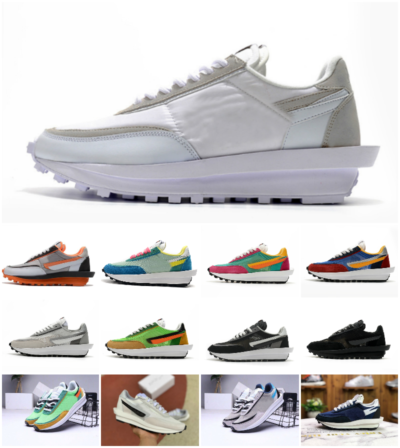 

2021 TOP Quality LDV Travis Scotts Mens Running Shoes Fashion Womens UNDERCOVER Waffle Racer Black White Tripe Daybreak Trainers Varsity Sneakers, 22