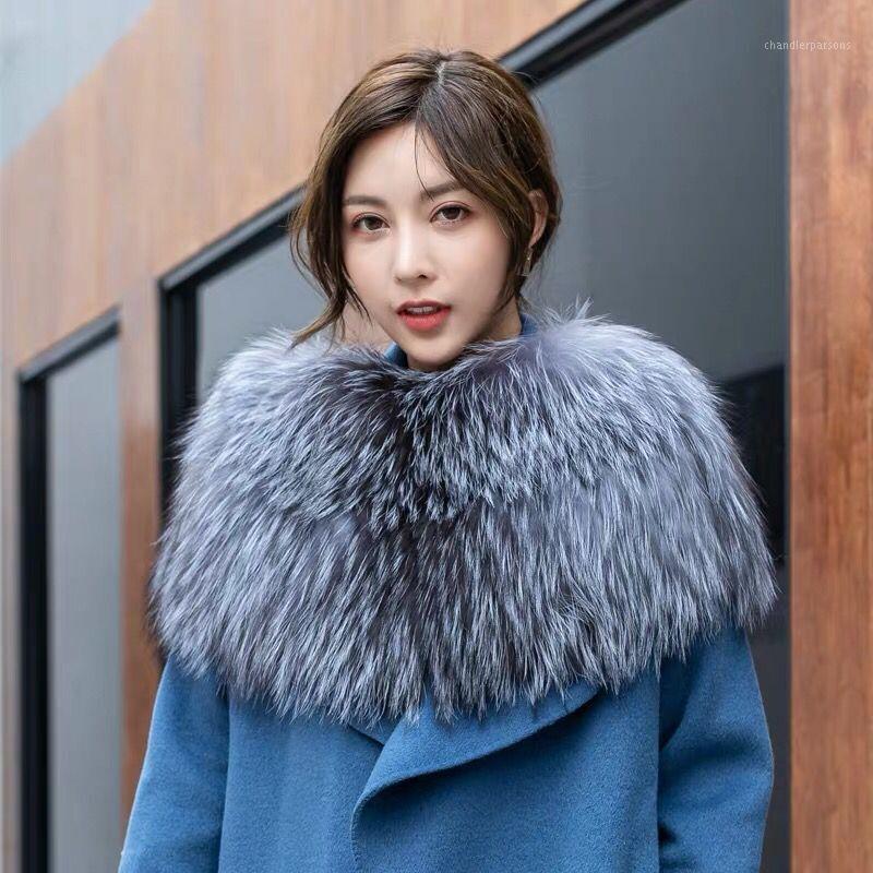 

Scarves CX-B-137 Natural Color Elastic Knitted Fur Cape Women Genuine Shawl
