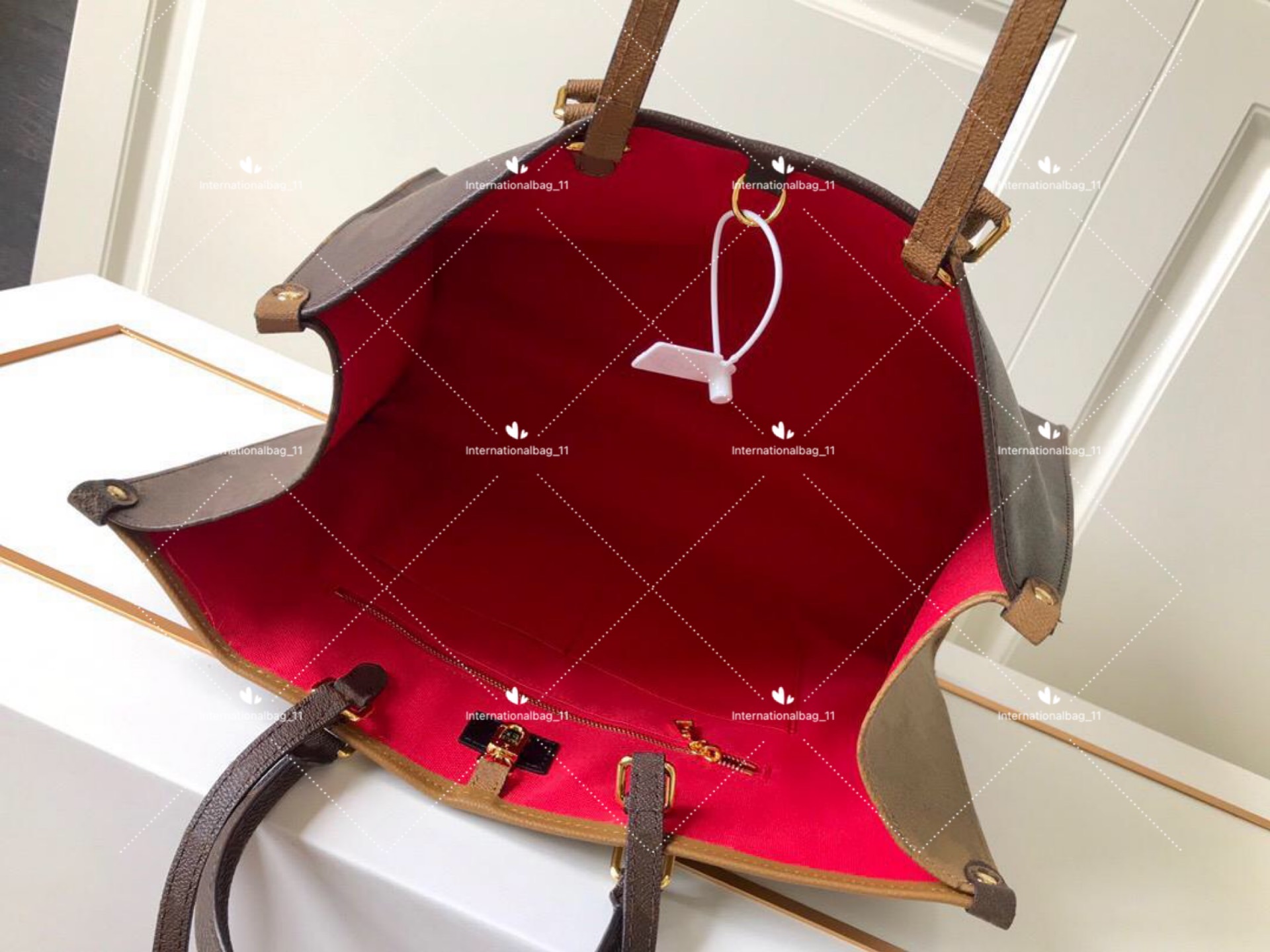 

Fashion Big Totes Office Shopping Bags Women Onthego Handbags Paris Travel Purse Large-capacity Shoulder Bag 41cm