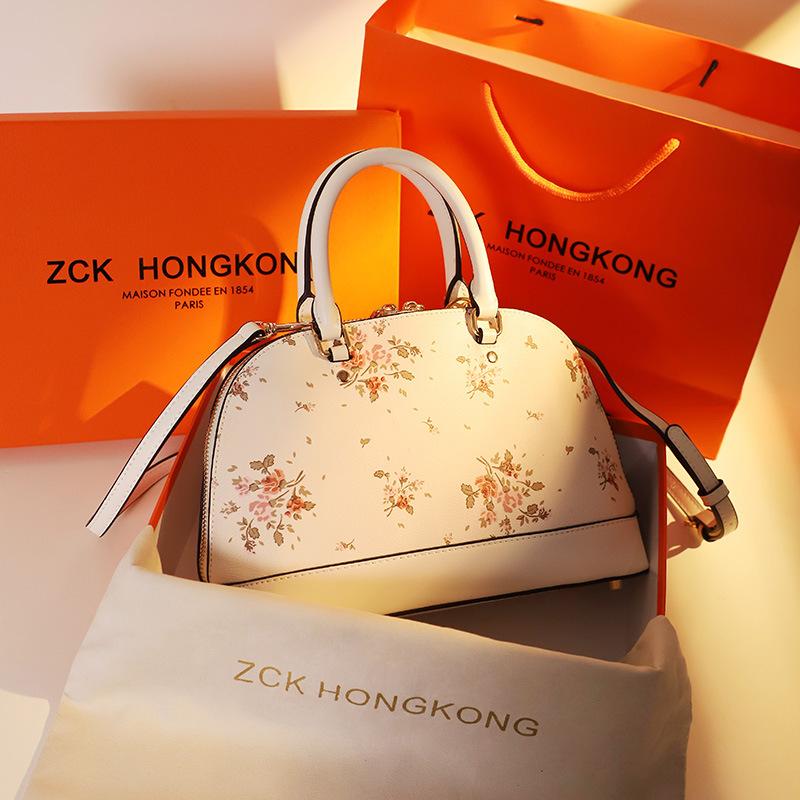 

High Quality Shell Bag For Women 2021 Fashion Genuine Leather Shoulder Hand Bags Designer Purses And Handbags, Black