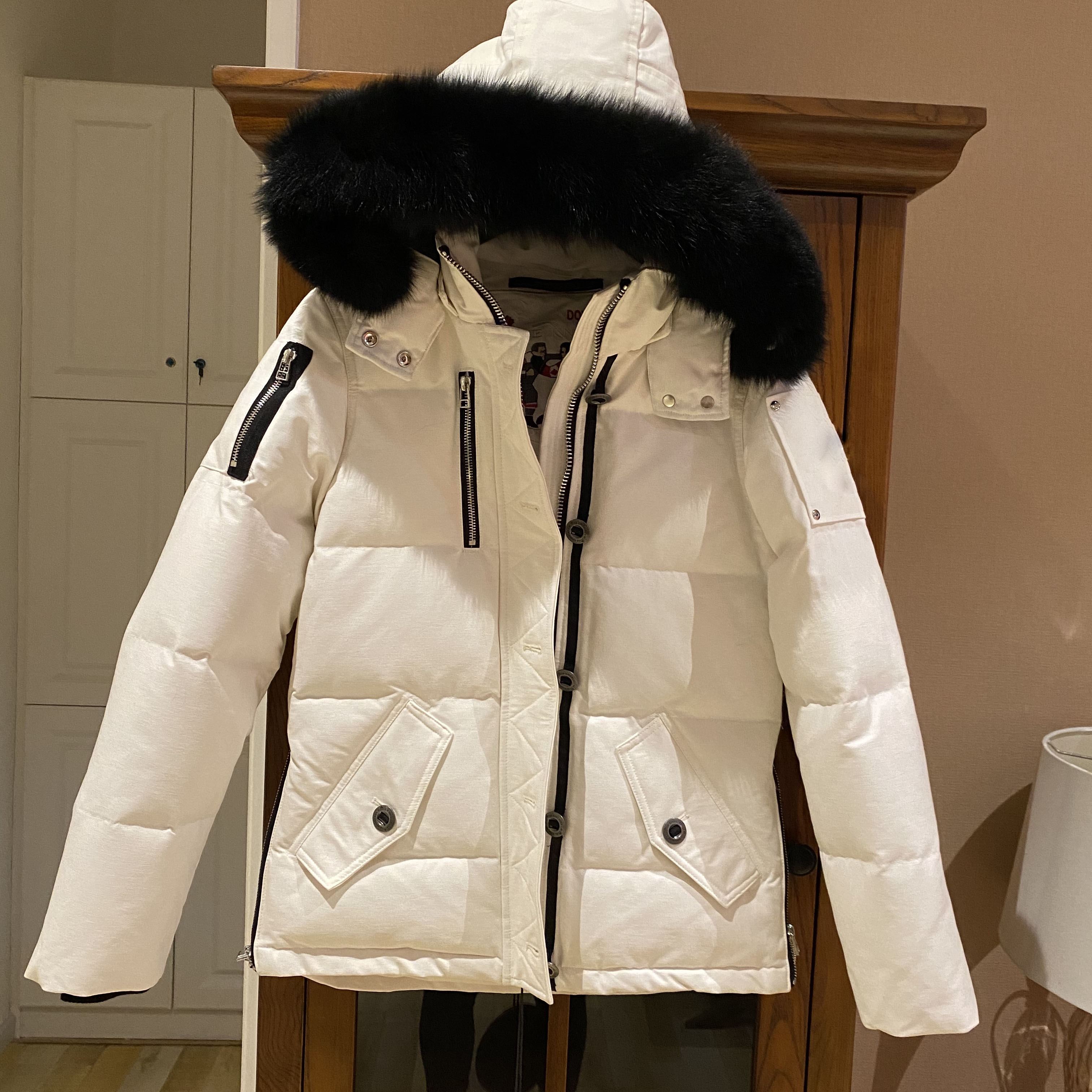 

FashMen Winter Jacket down jacket Windbreaker Thick Warm Hooded Fashion mens winter coats High Quality white duck puffer jackets topshop1996, Black