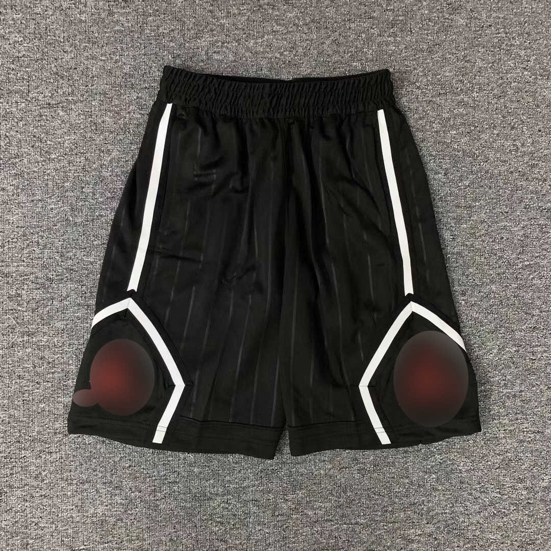 

Sports Shorts Men's Summer Running Fitness Training Pants Capris Fast Dry Breathable Loose Basketball, White;black