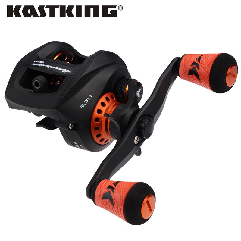 

Baitcasting Reels KastKing Speed Demon Pro Reel High 9.3:1 12+1BBs Magnetic Brake Baitcast Carbon Fiber Fishing