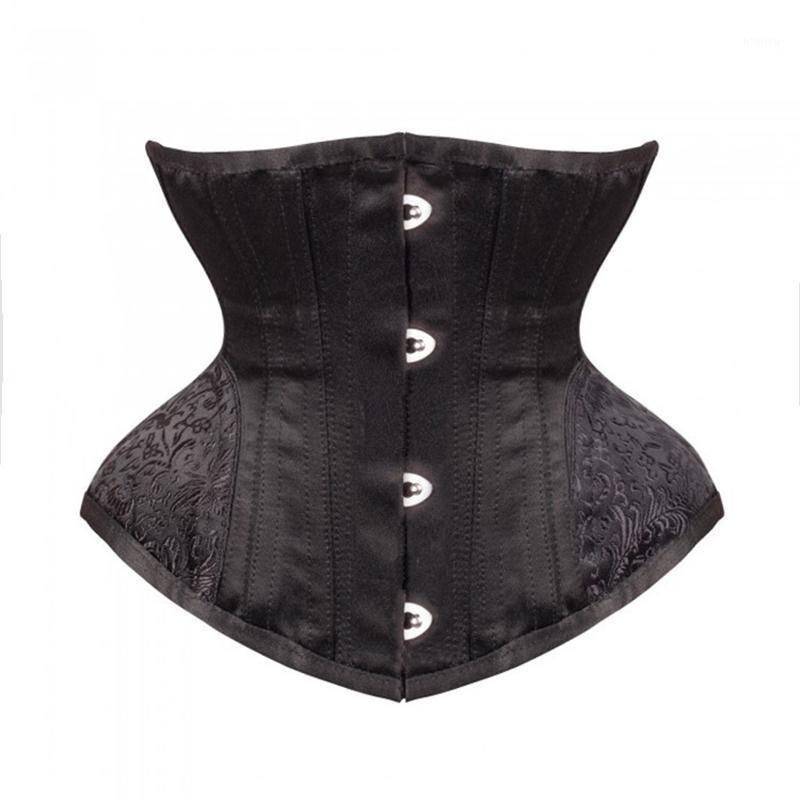 

Gothic Corsets And Bustiers Steampunk Corset Top Short Torso Hourglass Curve Shaper Modeling Strap Slimming Waist Trainer &, Black