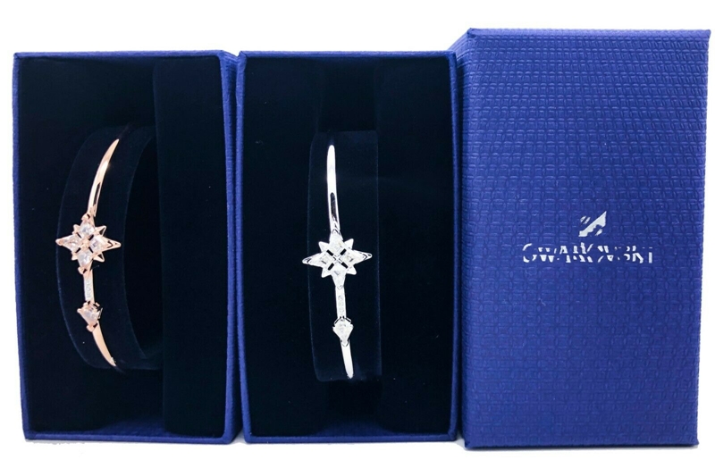 

Luxury jewelry evil eye Snake chain Swarovskis Symbolic Bracelets Charm Bracelet for Women men couples with logo brand box crystal Bangle birthday Gift 5494338