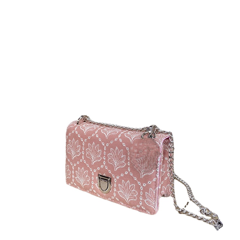 

2021 New Embroidery Dinner Bag Small Square Bag Clutch Dress Female Bags, Not sale