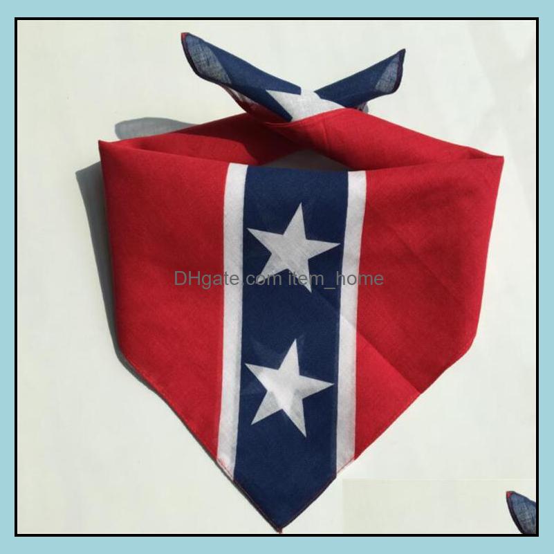 

Party Favor Event & Supplies Festive Home Garden 55 *55Cm Confederate Rebel Flag Bandanas Flags Print Bandana For Adt Headbands Two Sides Pr
