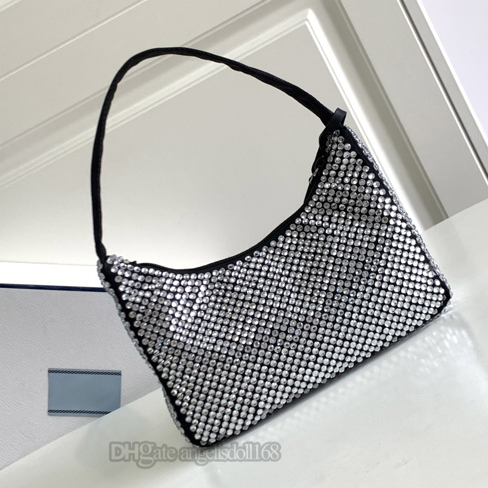 

Designer Bags flash drilling nylon shoulder bag diamond underarm hobo handbags top 7A quality, Contact us
