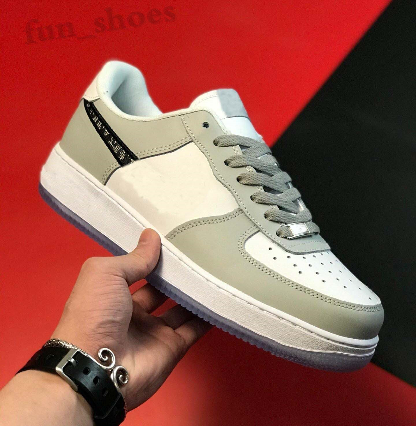 

2021 Men Casual Shoes Froce 1 Baskers Forcs OFF Mens Trainers Sports Skateboard One Sneakers White SG08, Standard size