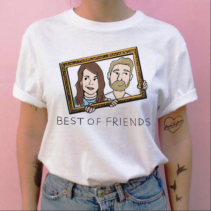 

friends tv womens t shirt show women harajuku cute funny short sleeve leisure tee casual ladies female shirts woman, White
