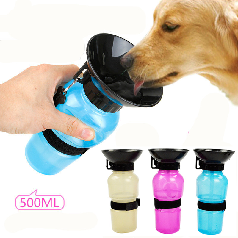 

Outdoor Pet Dog Drinking Water Bottle Sports Squeeze Type Puppy Cat Portable Travel Outdoors Feed Bowl Drinkings Waters Jug Cup Dispenser