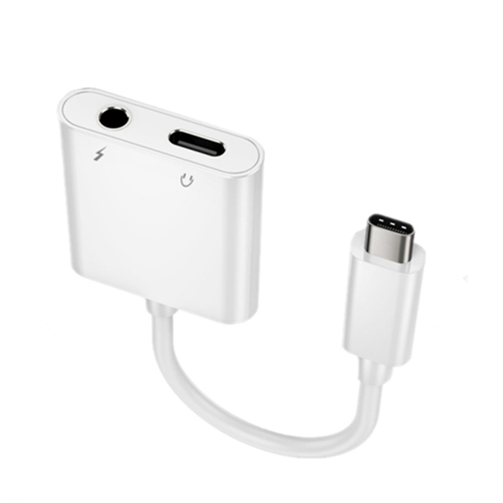 

Type C Adapter 2 In 1 3.5mm Jack Audio Charger Splitter For Samsung Galaxy S21 S20 Note 20 Ultra Huawei P50