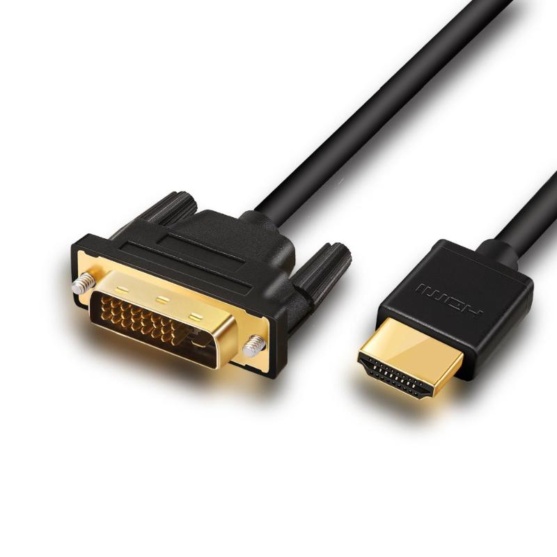 To DVI-D Video Cable Adapter - DVI 1080p For High Resolution LCD And LED Monitors Cables & Connectors-image-697175484