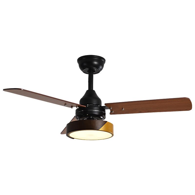 

Ceiling Fans Wood Led Fan Light Modern Remote Control Contemporary Lampara Ventilador Techo House Decor EI50DL