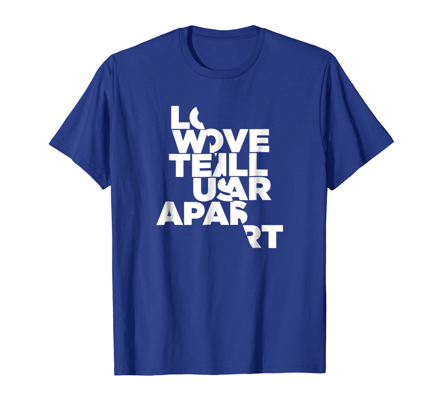 

love will tear us apart .broken heart gifts for friends., White;black