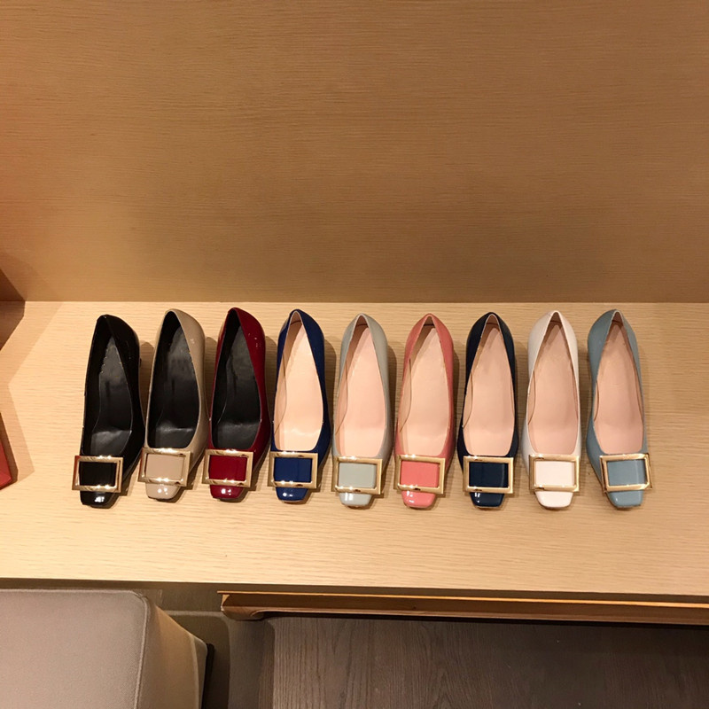 

Designer Womens Formal Dress Shoes Luxury Rv High Heels Highs Quality Metallic Patent Leather Party Wedding Shoe, Black