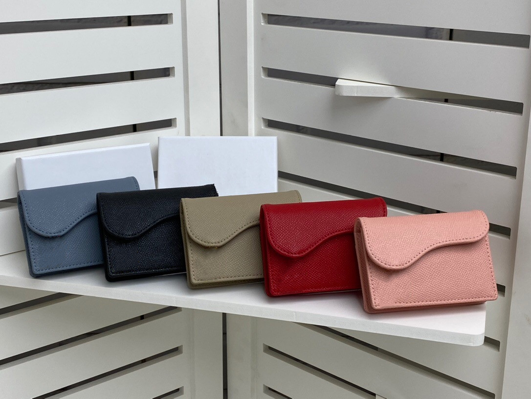 

wholesale leather wallet for women multicolor designer short wallet card holder women purse classic zipper pocket
