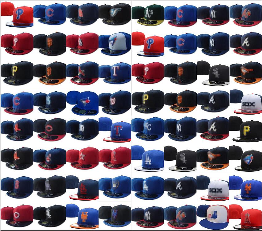 

2021 Men's Baseball Fitted Hats Fashion Hip Hop Sport On Field Full Closed Design Caps Cheap Men's Women's Cap Mix Order, Blue;gray