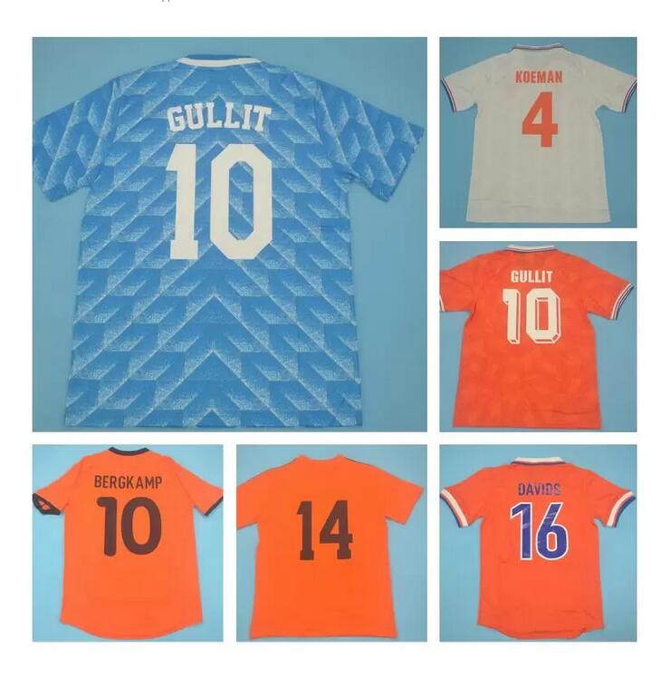 

Netherlands retro soccer jersey 1974 1986 1988 1990 1991 1995 1997 1998 2000 2002 2010 2012 2014 2008 DE JONG Holland football shirt Vintage