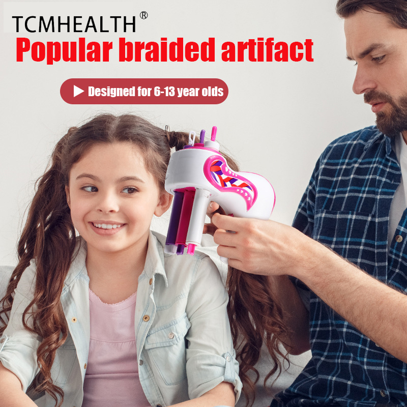 TCMHealth Diy Children's Electric Hair Braider Lazy Automatic Hairs Braider Toy Girls Makeup Accessories