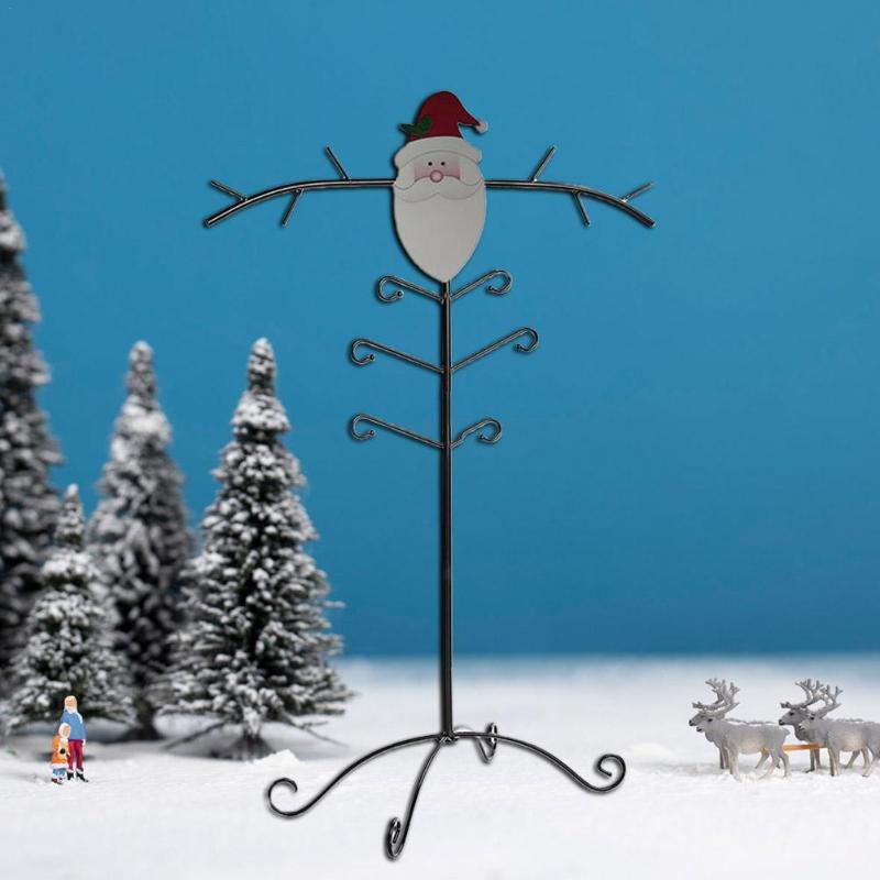 

Hangers & Racks Portable Christmas Sock Rack Metal Tree Branch Shape Hanger