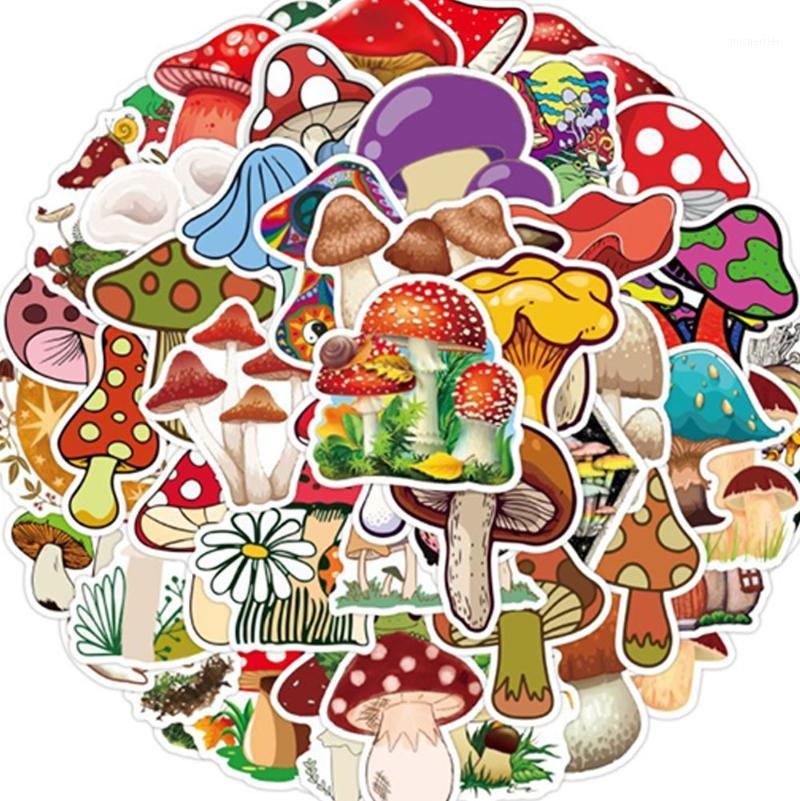 

Gift Wrap Scooter Suitcase Water Cup Waterproof Mushroom Graffiti Sticker Cartoon